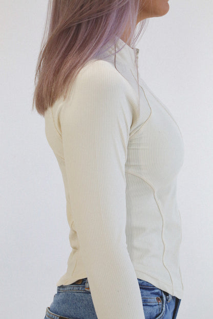 ALIGNED LONG SLEEVE ZIP